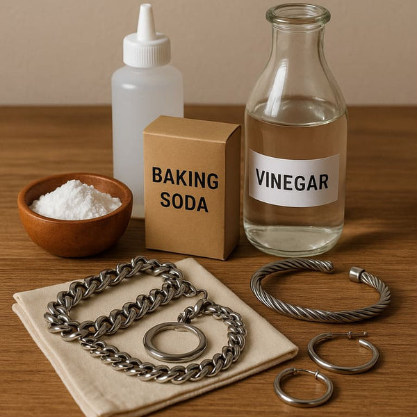 how to clean stainless steel jewelry