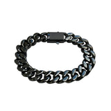 14MM BLACK BEVELED CUBAN BRACELET (Copy)