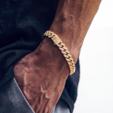 8MM ICED OUT CUBAN BRACELET