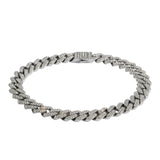8MM ICED OUT CUBAN BRACELET