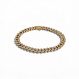 8MM ICED OUT CUBAN BRACELET