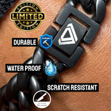 MATTE BLACK CUBAN BRACELET