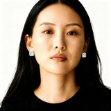 Moissanite 925 Sterling Silver Magnetic Stud Earrings