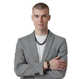 BLACK 14MM CUBAN CHAIN