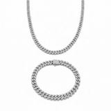 8MM ICED OUT CUBAN SET