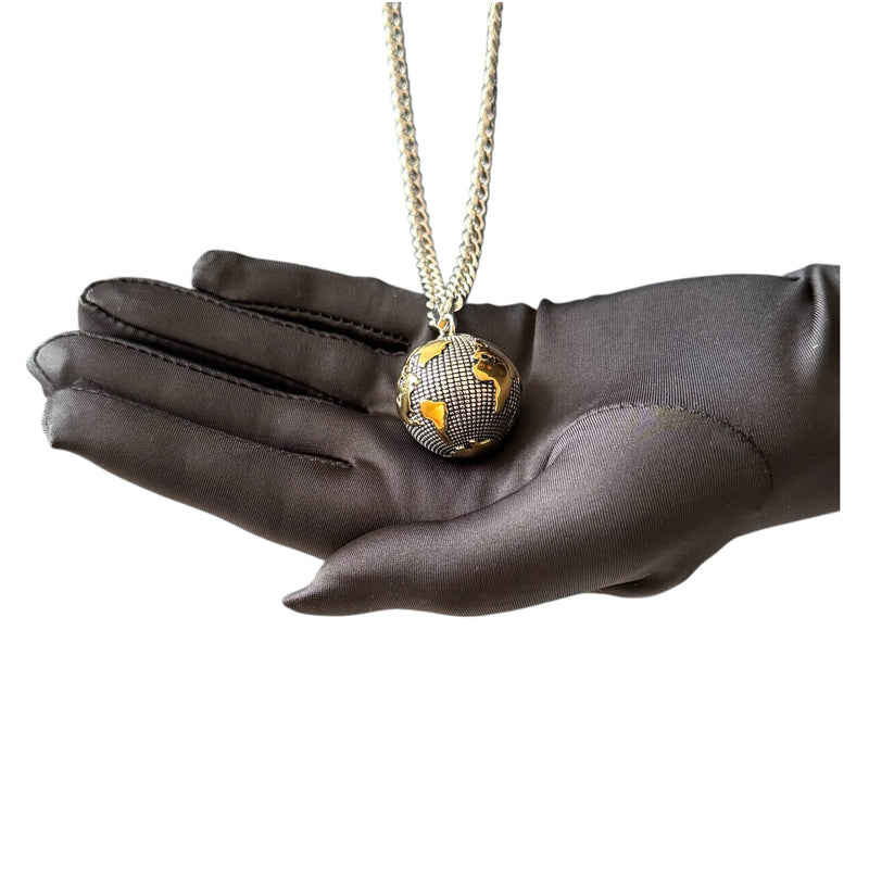 the world is yours globe pendant