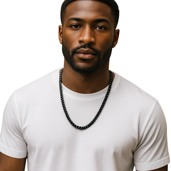 BLACK MIAMI CUBAN CHAIN
