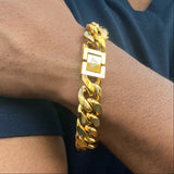 Gold Cuban Heavyweight Bracelet 