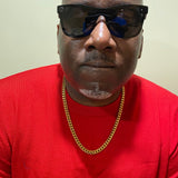 gold Heavyweight stainless steel cuban link chain