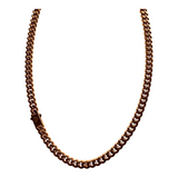 cuban chain link necklace gold