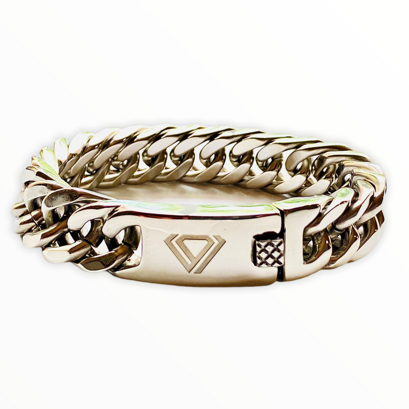 gold plated cuban link bracelet