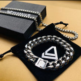 heavy cuban set: Bracelet & Chain 