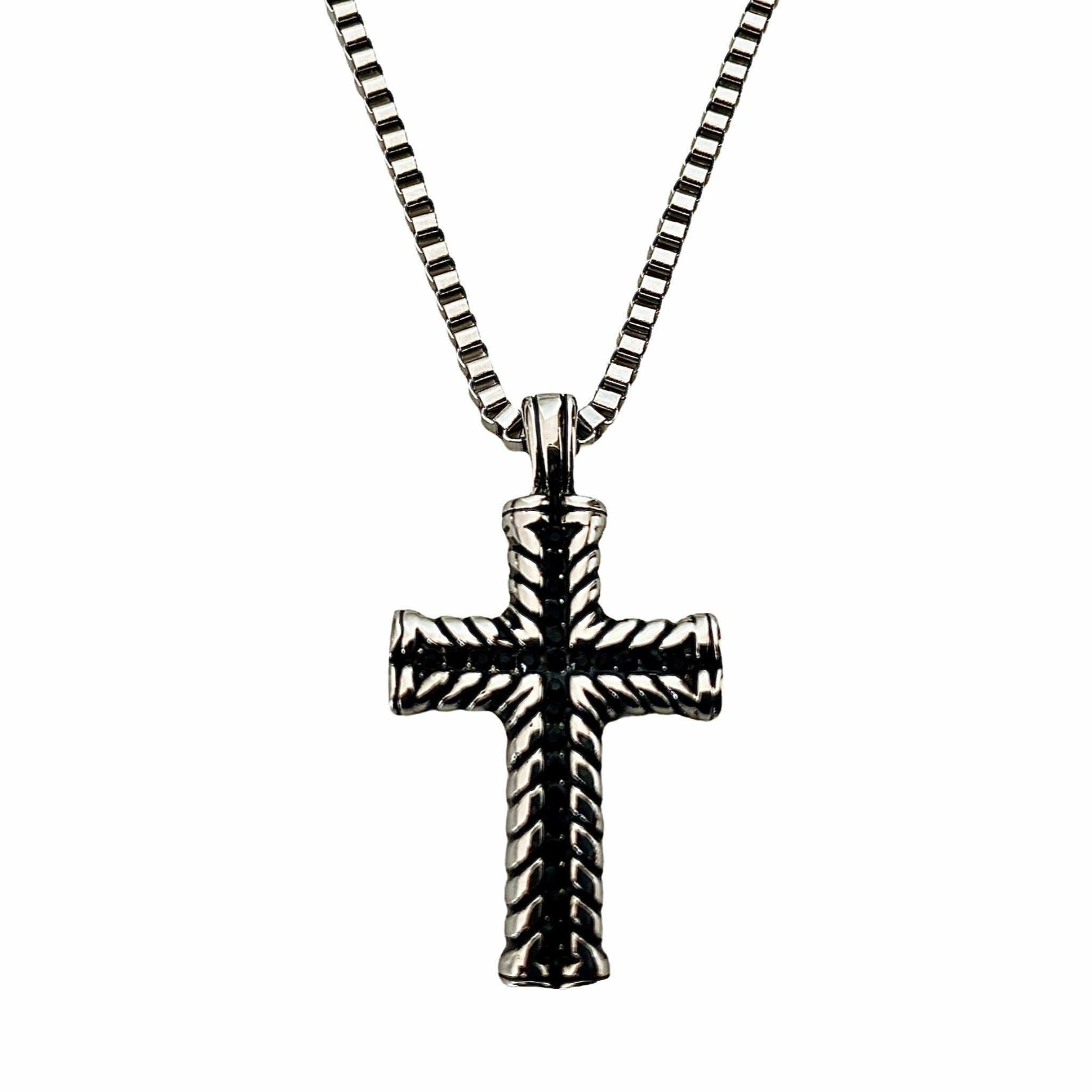 STUDDED CROSS PENDANT – Klassic Statement